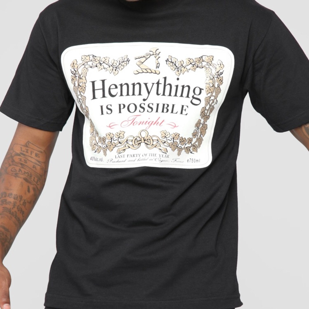 🥃HENNYTHING IS POSSIBLE T SHIRT 🥃